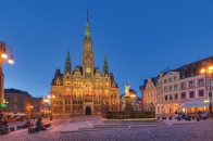 Radnice a Neptunova kašna - Liberec