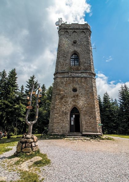 LIBERECKÝ KRAJ : Rozhledna Přední Žálý