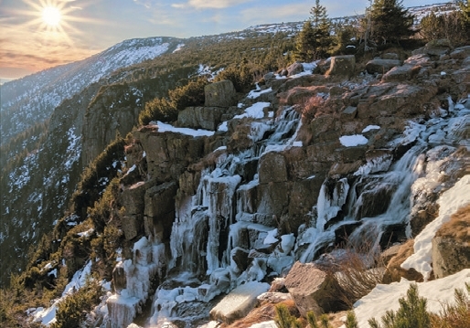 LIBERECKÝ KRAJ : Pančavský vodopad