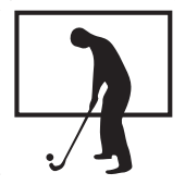 Golf trenažér