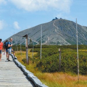 Královohradecký kraj: Pohled na Sněžku